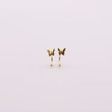 baby butterfly earrings