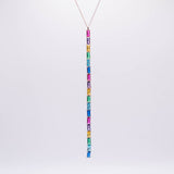 iridescent necklace