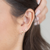 baby butterfly earrings