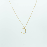 crescent necklace