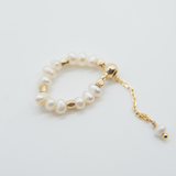 pardon my pearls adjustable ring