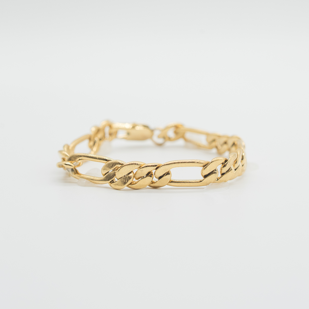 Gold Bracelet Yank His Chain Layed Jewels