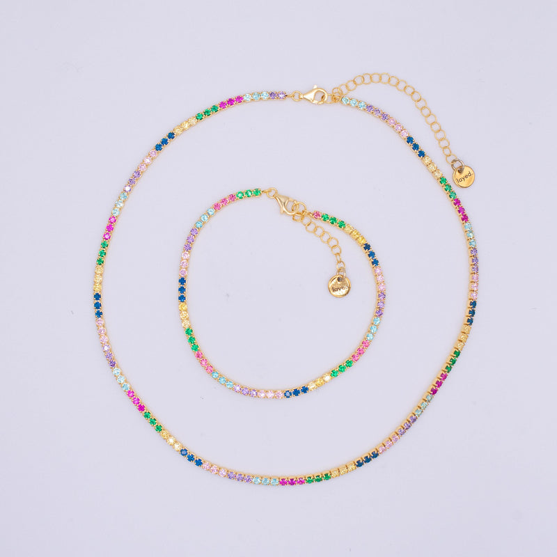 rainbow skies set