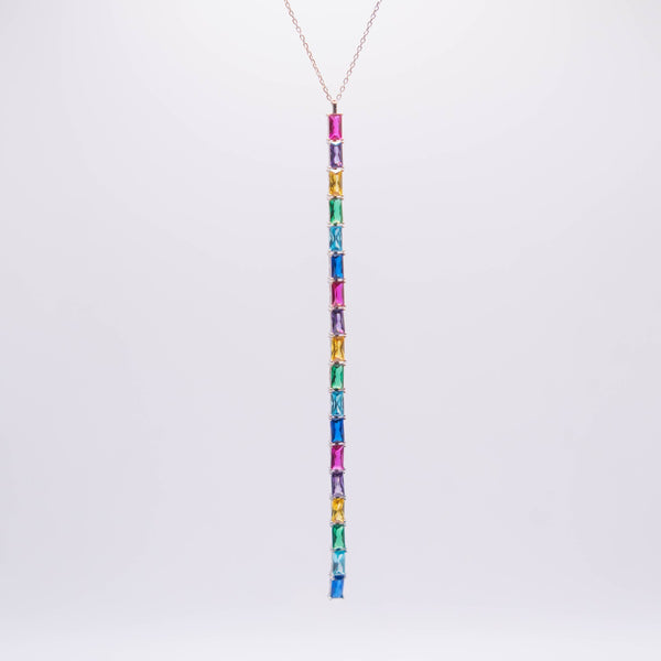 iridescent necklace